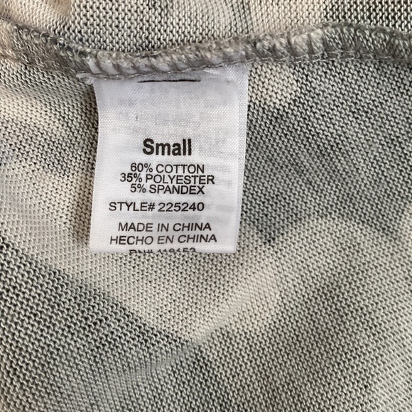 Poof Camo Ruched Long Sleeve Tee - Picture 5 of 5